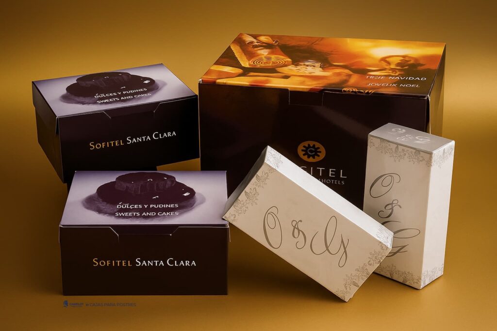 CAJAS POSTRES, CAJAS PERFUMES
